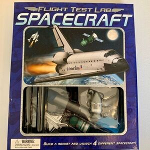 Flight Test Lab Kit SPACECRAFT Build Launch 4 Different Spacecraft NASA Shuttle
